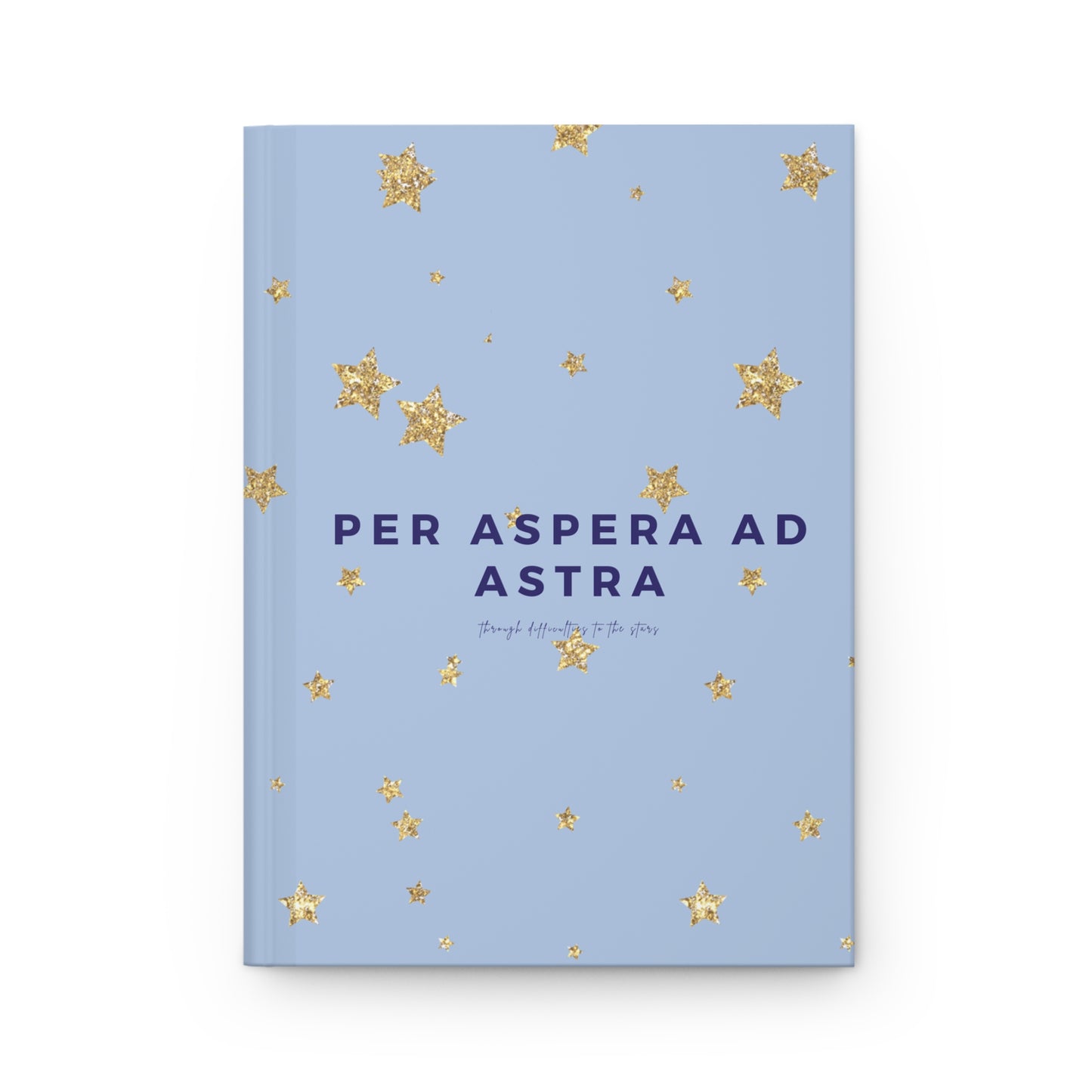 Hardcover Journal Matte - Per aspera ad astra - Latin Quote