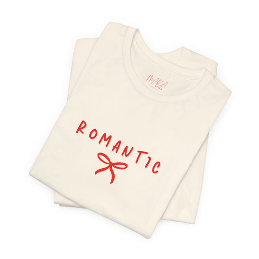 Romantic Bow Ladies Tee, Natural