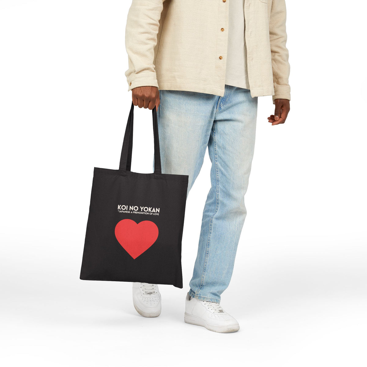 Japanese Style Canvas Tote Bag - Koi No Yokan