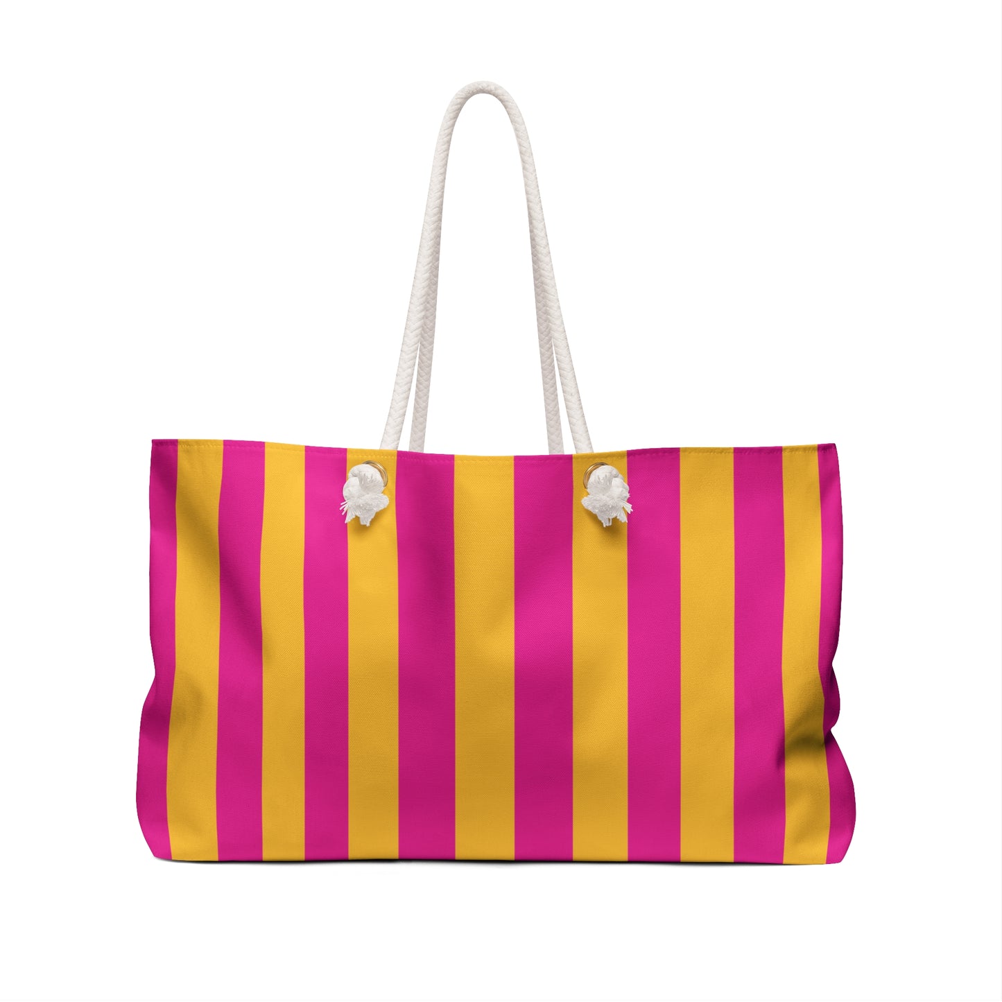 Hot Pink Stripped Vacation Tote 