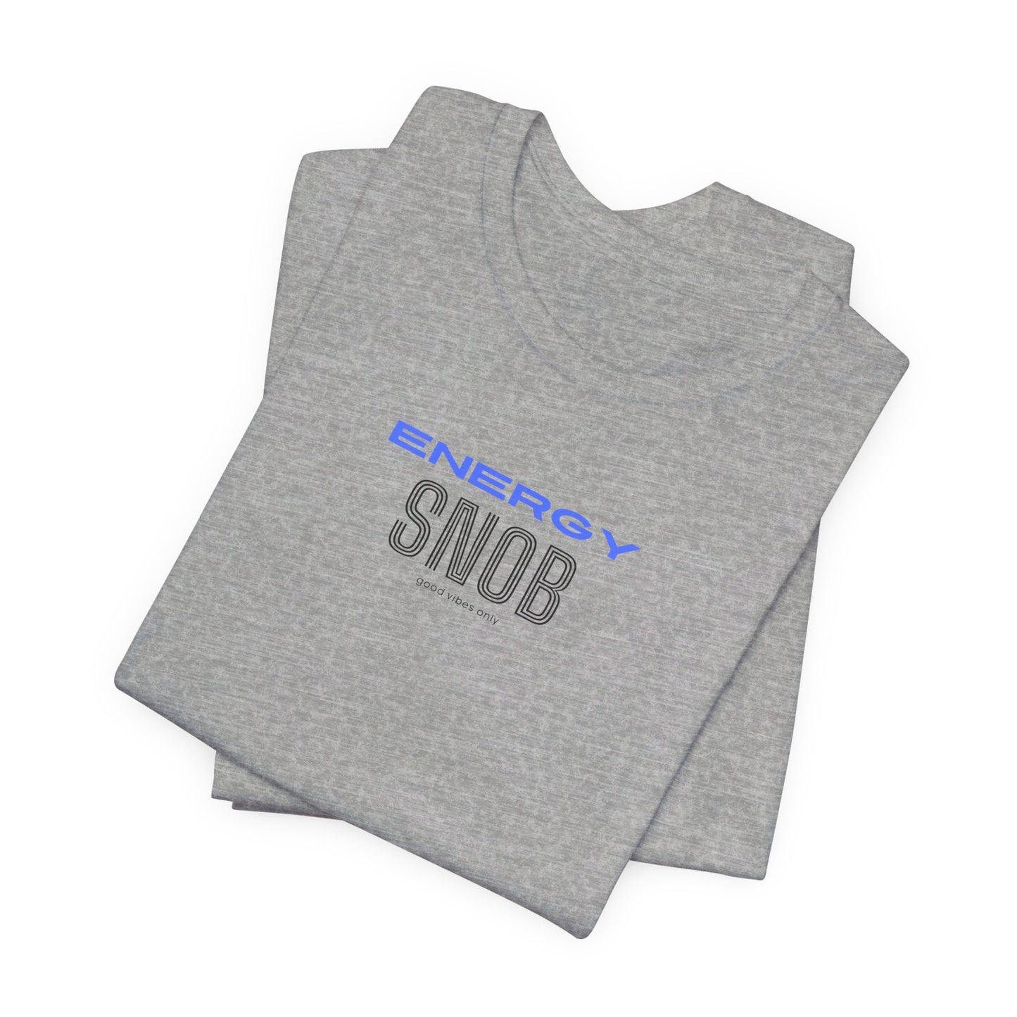 ENERGY SNOB Unisex Cotton Tee | Yoga Wear