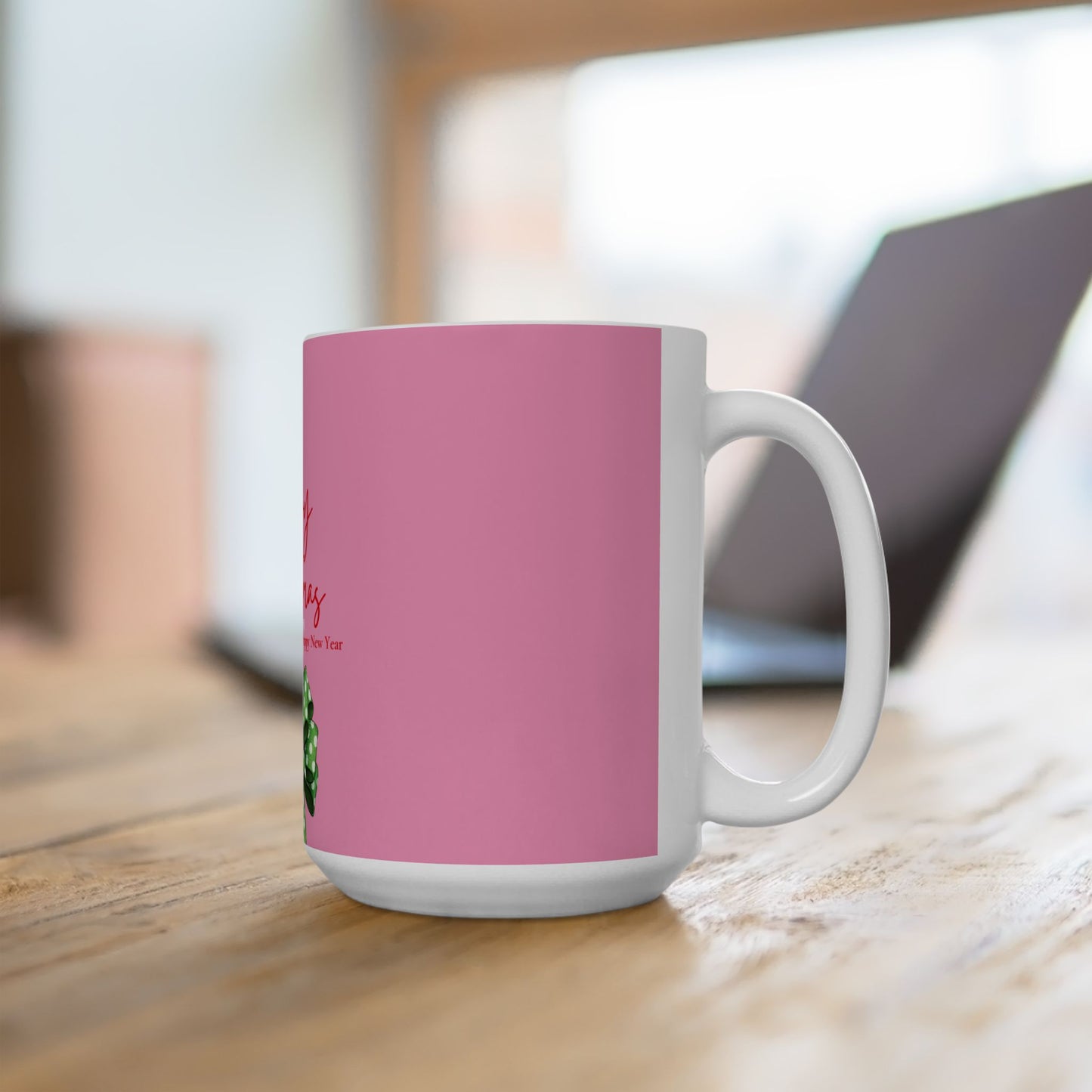 Pink Preppy Christmas Mug