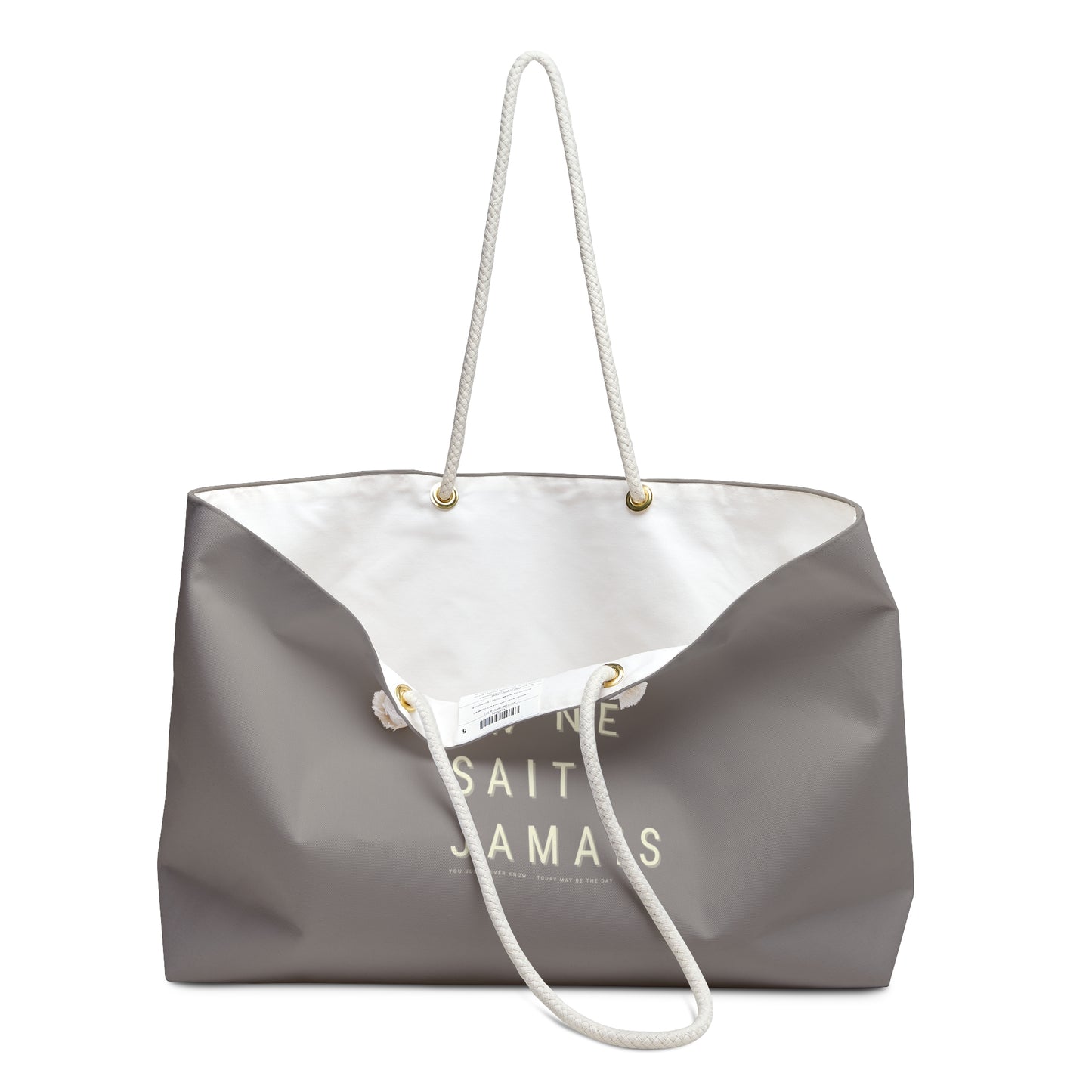 Neutral Puddy Chic Weekender Bag - On ne sait jamais