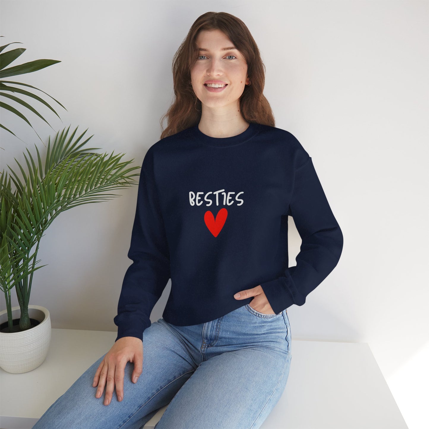 Preppy BESTIES Sweatshirt, BFF Gift