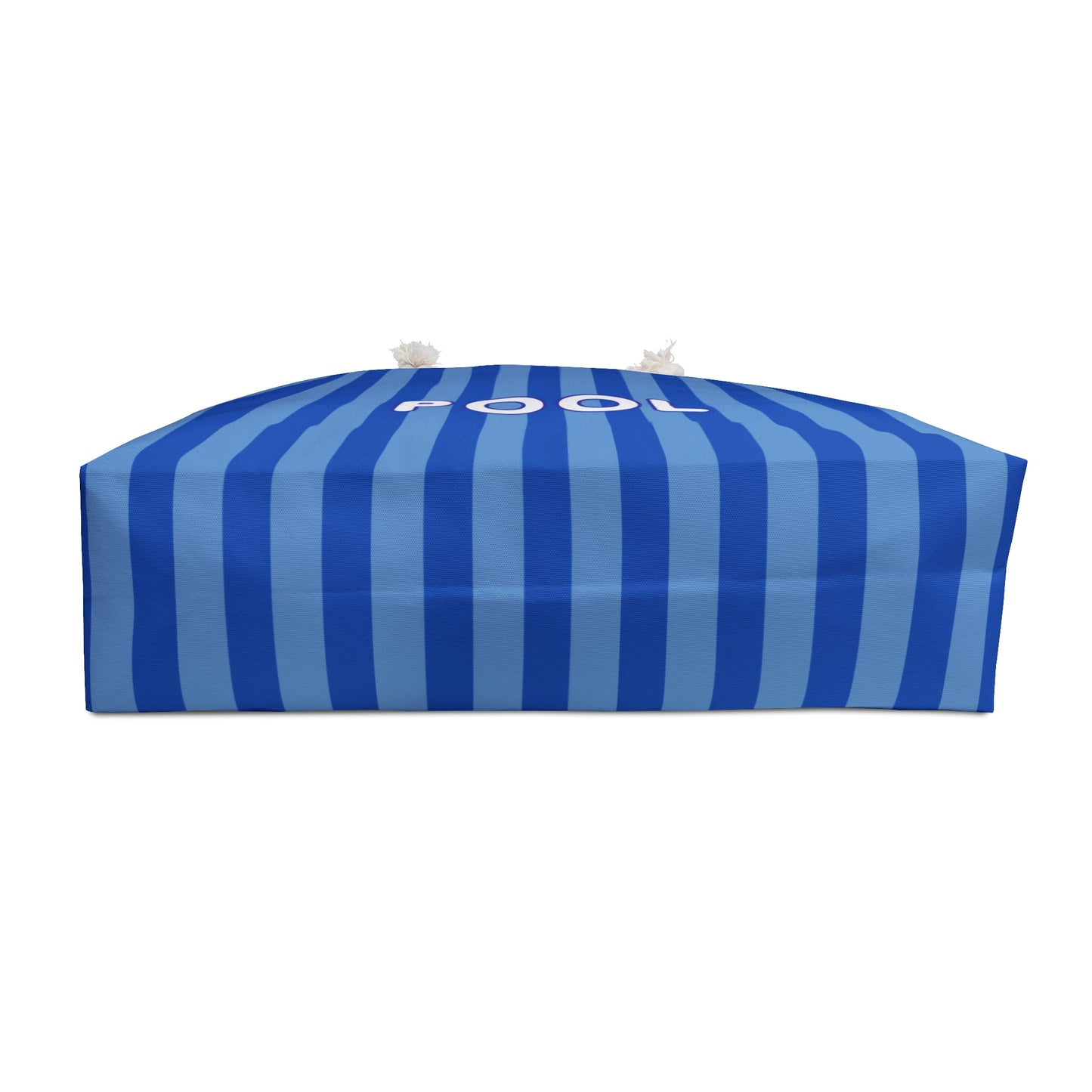 Cabana Stripped Oversized Pool Bag, Blue Monochrome