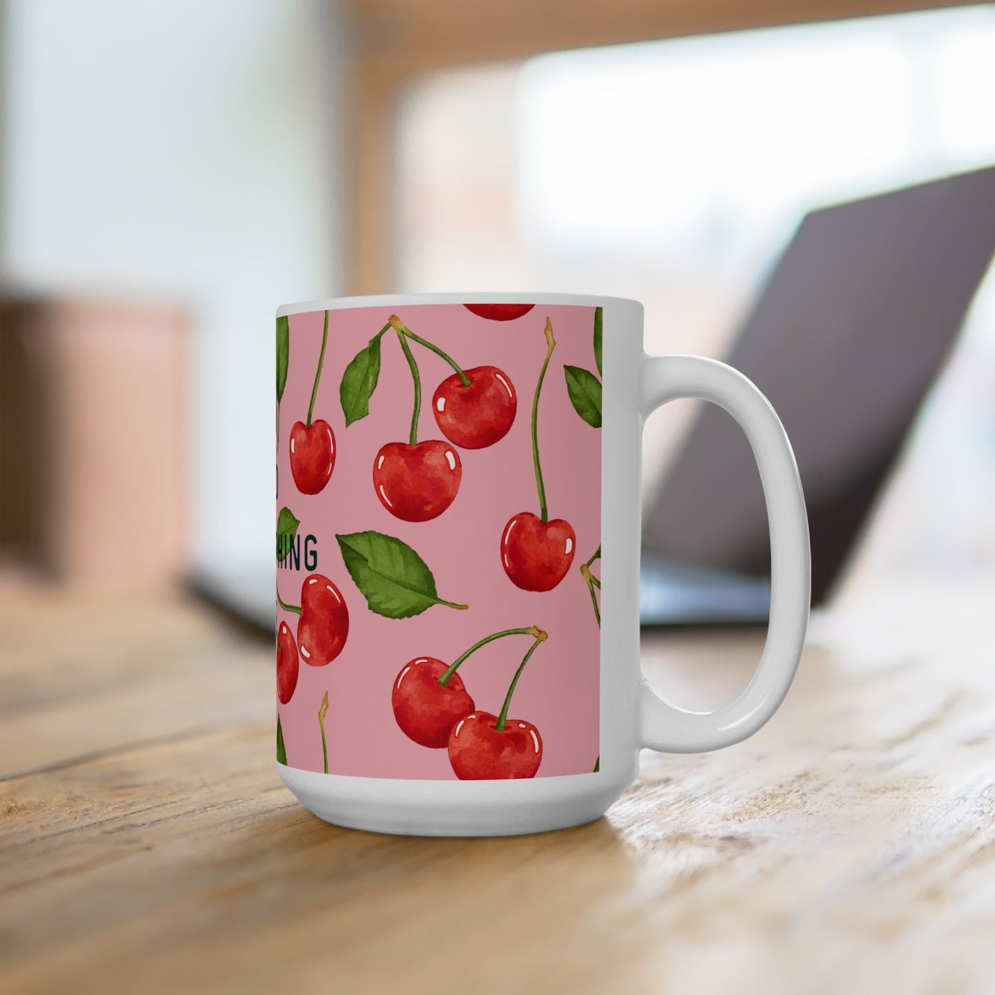 Playful Cherry Mug, What are girls made of? -Everything Nice