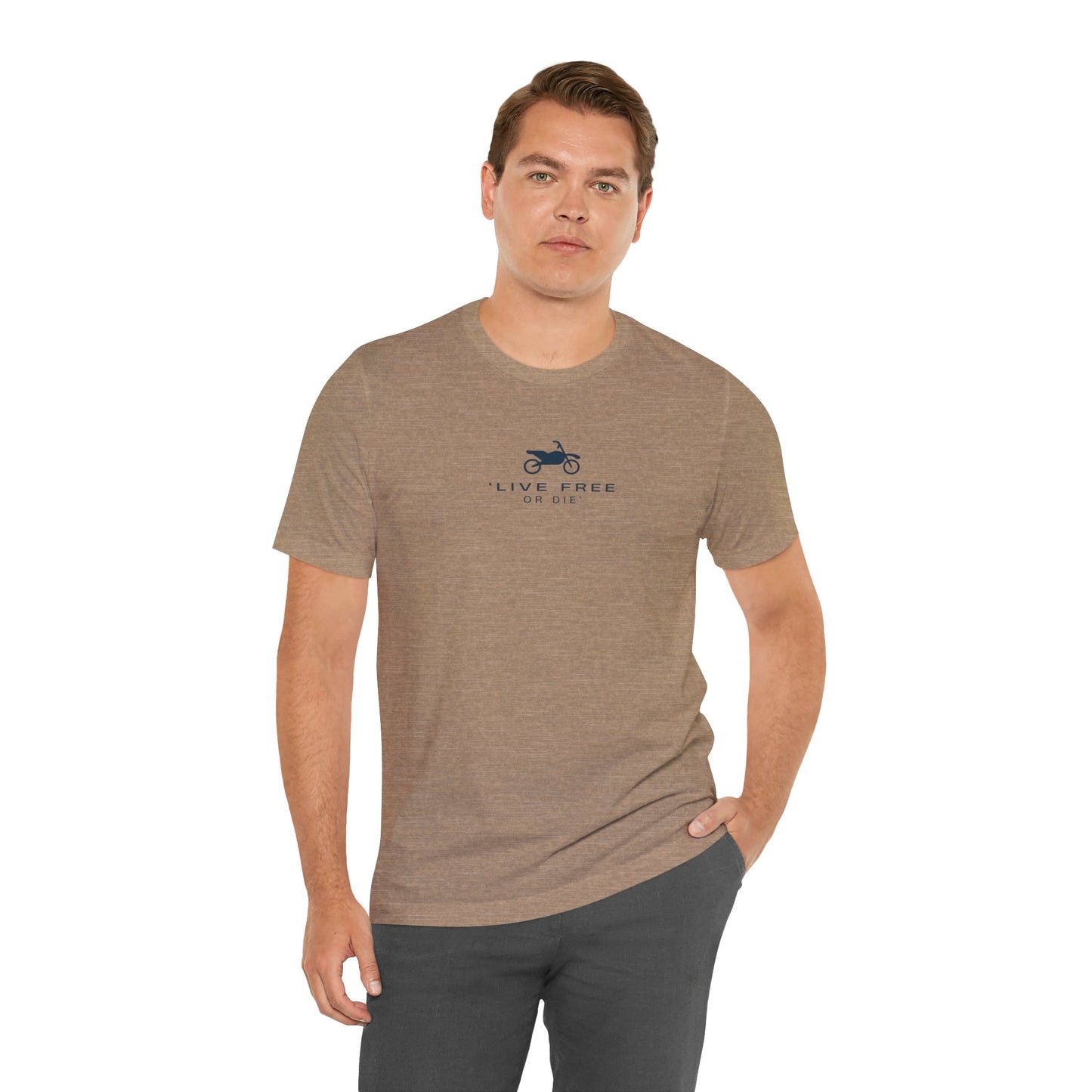 Adventure Quote Unisex Tee - Live Free or Die