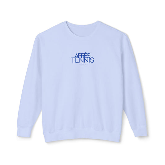 Apres Tennis Crewneck Sweatshirt - Sporty Chic Sweatshirt