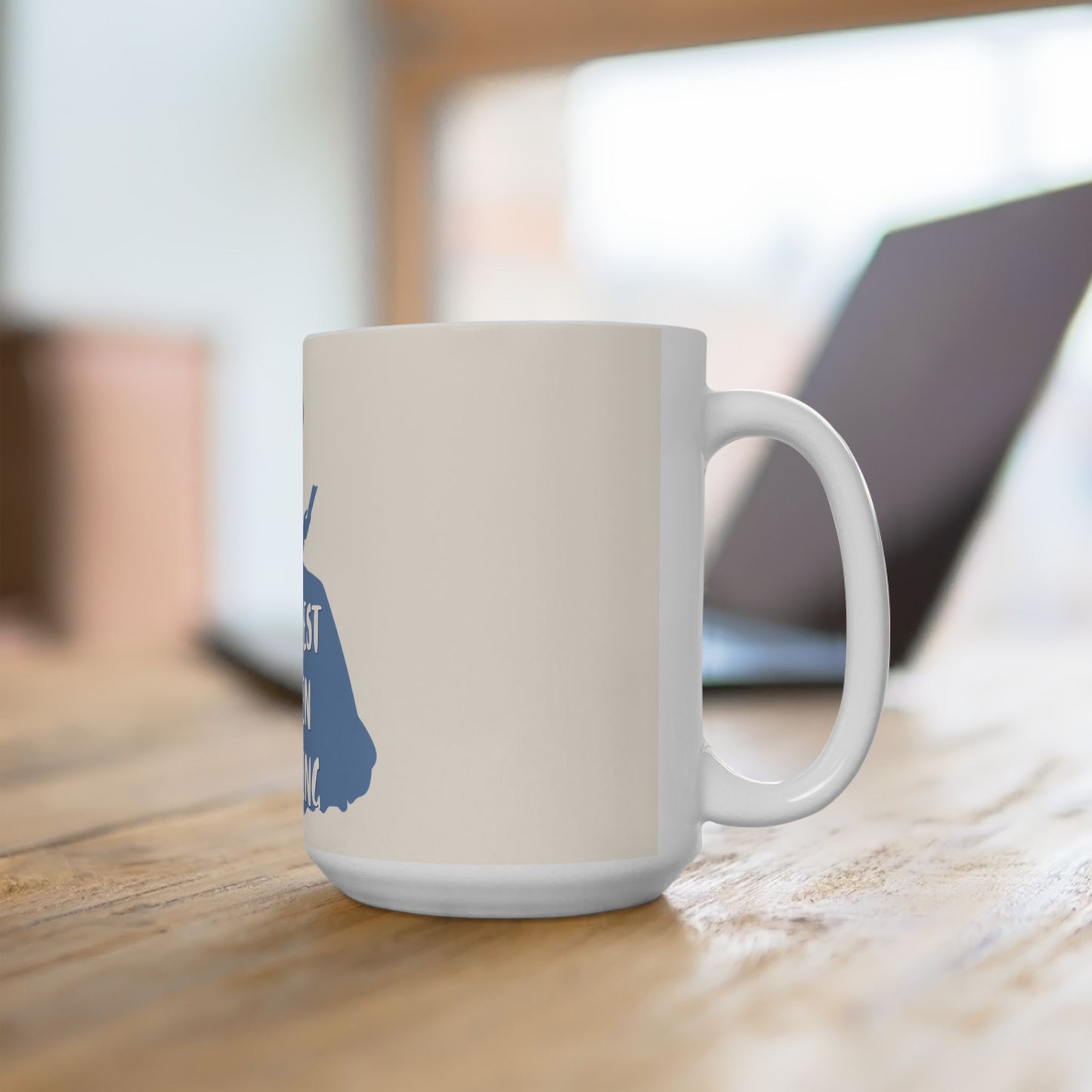Happiest When Reading Ceramic Mug — Book Lover Coffee Tea Cup (11oz & 15oz)
