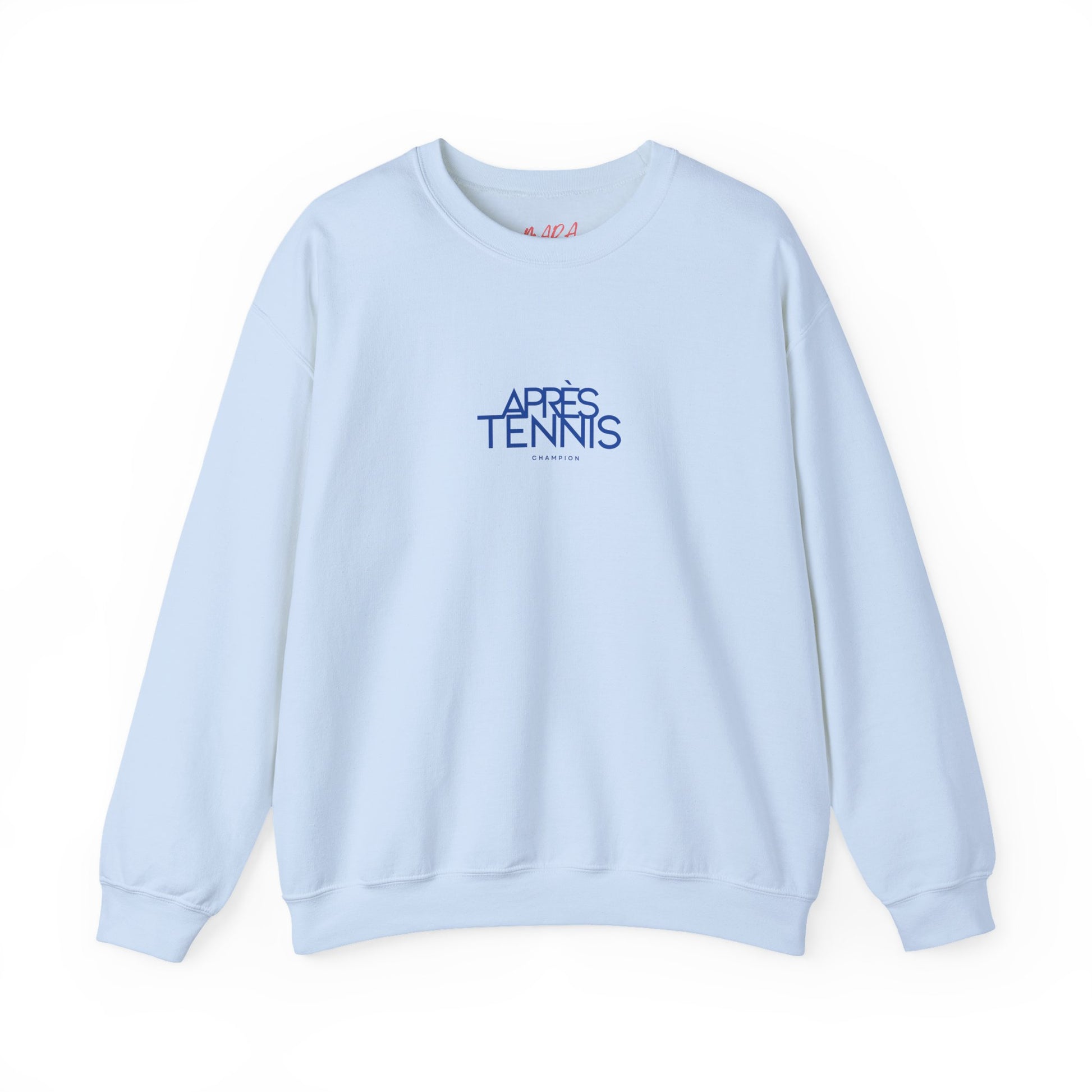 Apres Tennis Sweatshirt, Baby Blue
