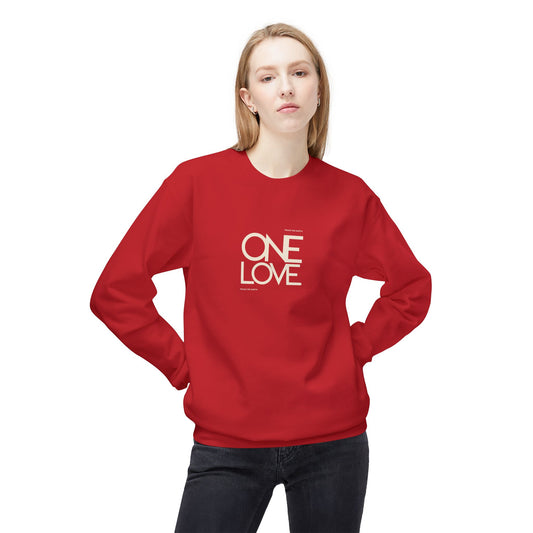 One Love Peace on Earth Holiday Unisex Sweatshirt