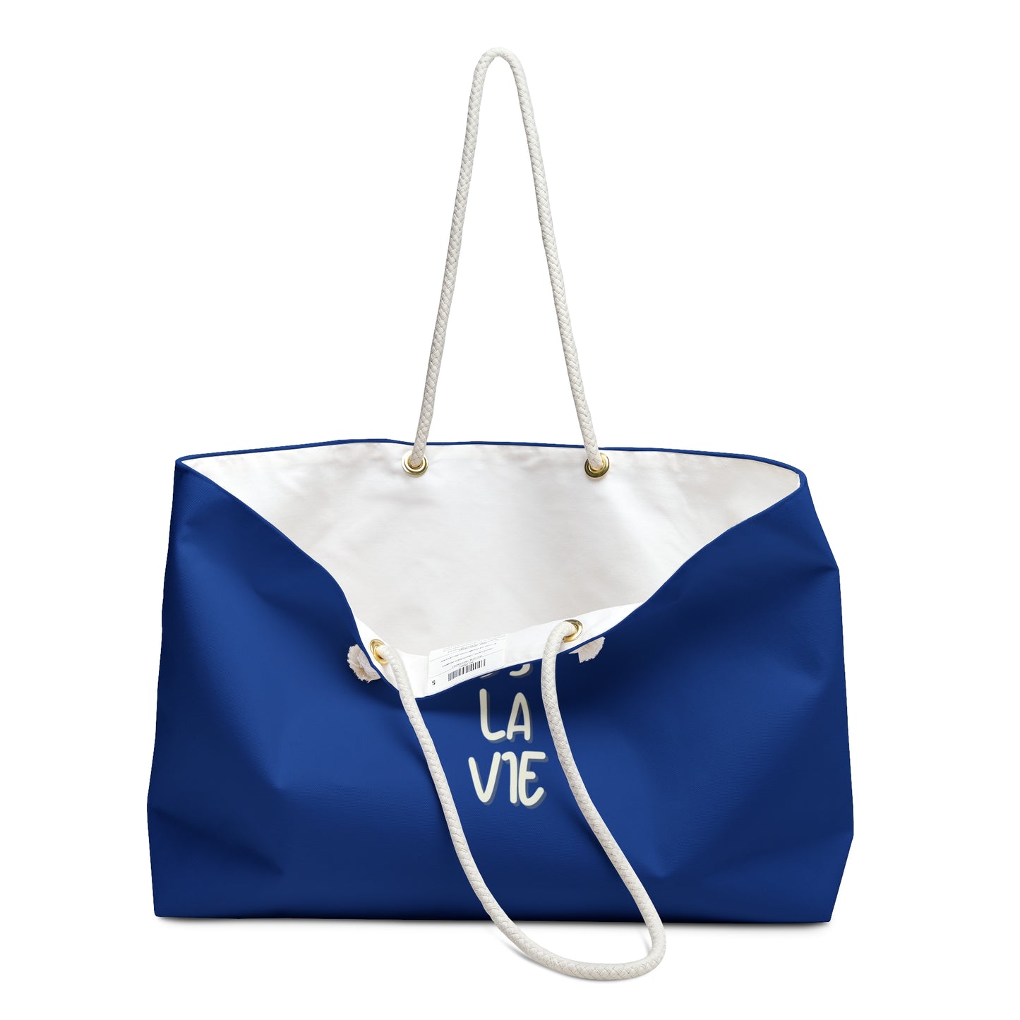 C'est La Vie Oversized Weekender Bag, BLUE