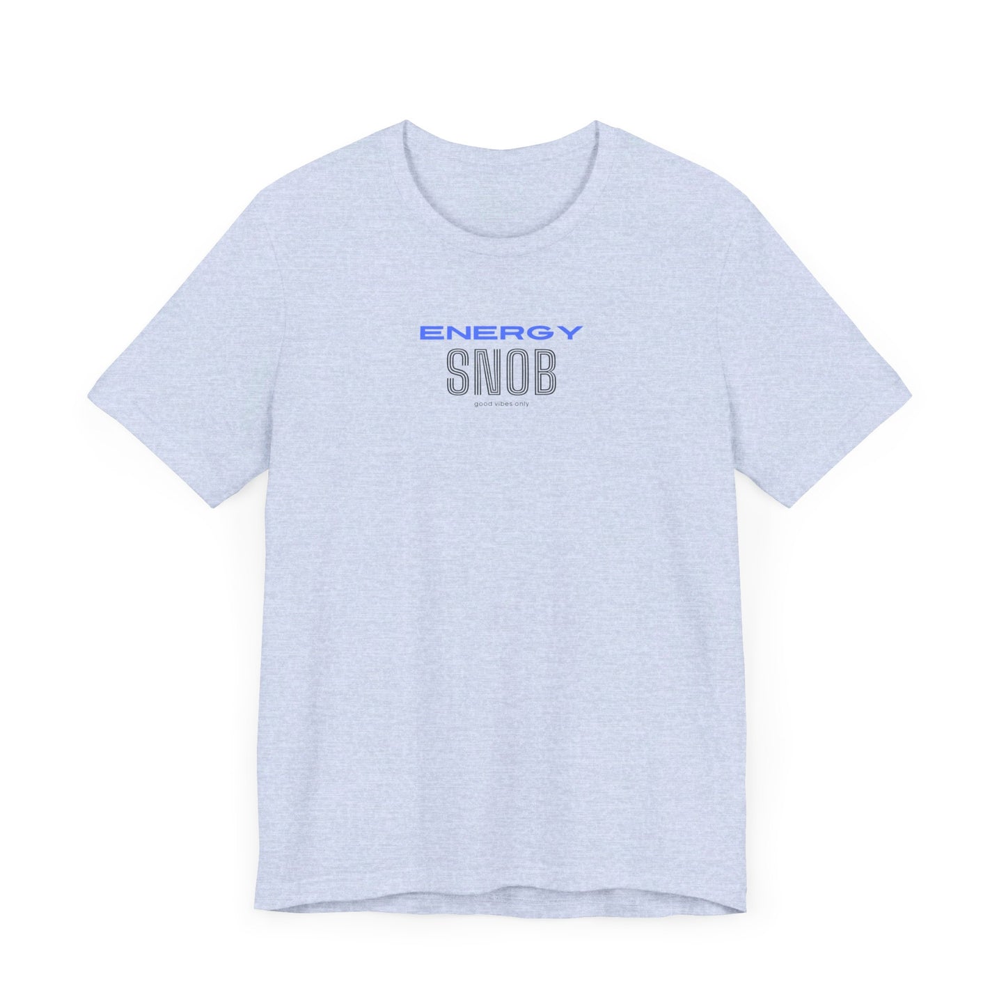 ENERGY SNOB Unisex Cotton Tee | Yoga Wear