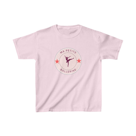 Kids Ballet Tee, Ma Petite Ballerine, French Preppy