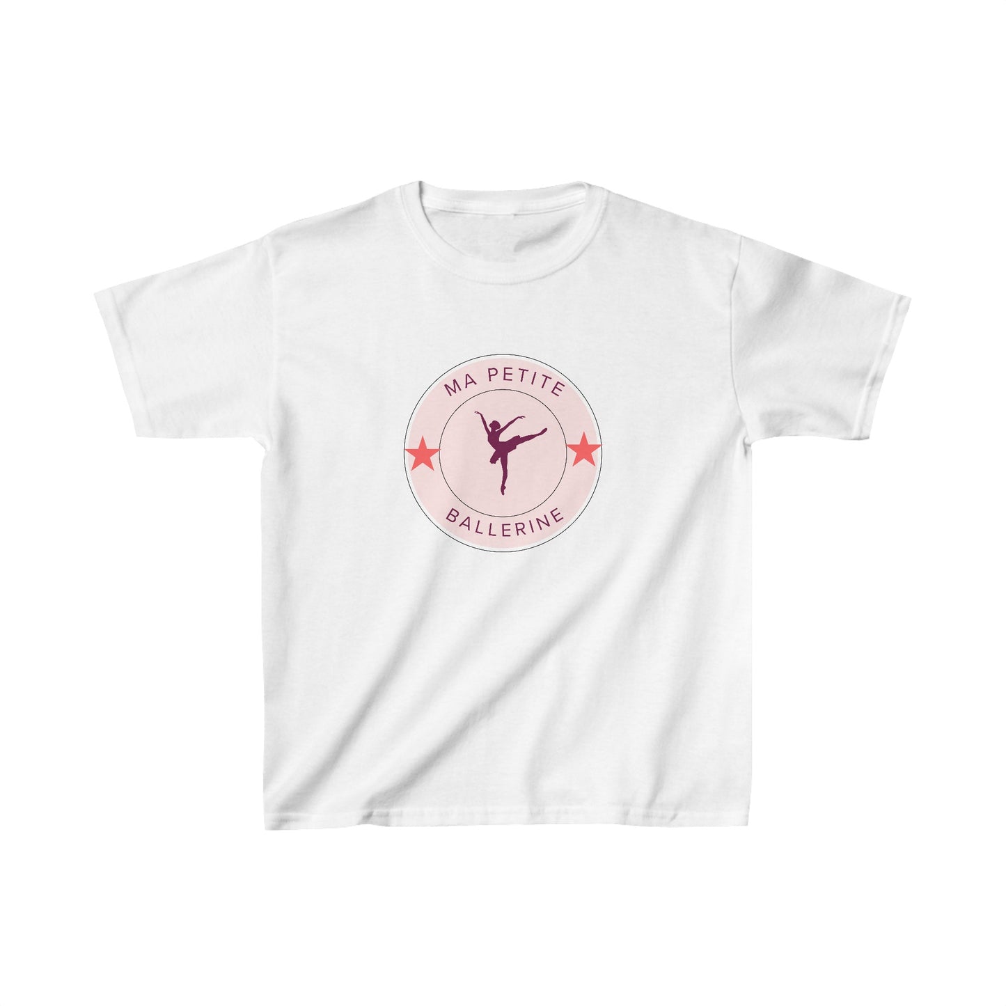 Kids Ballet Tee, Ma Petite Ballerine, French Preppy