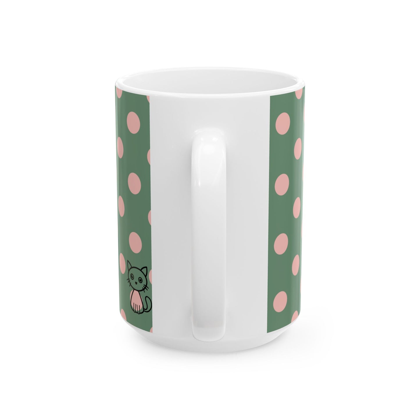 Savoir-Faire Is Everywhere Ceramic Mug, GREEN — 60's Cartoon Villian