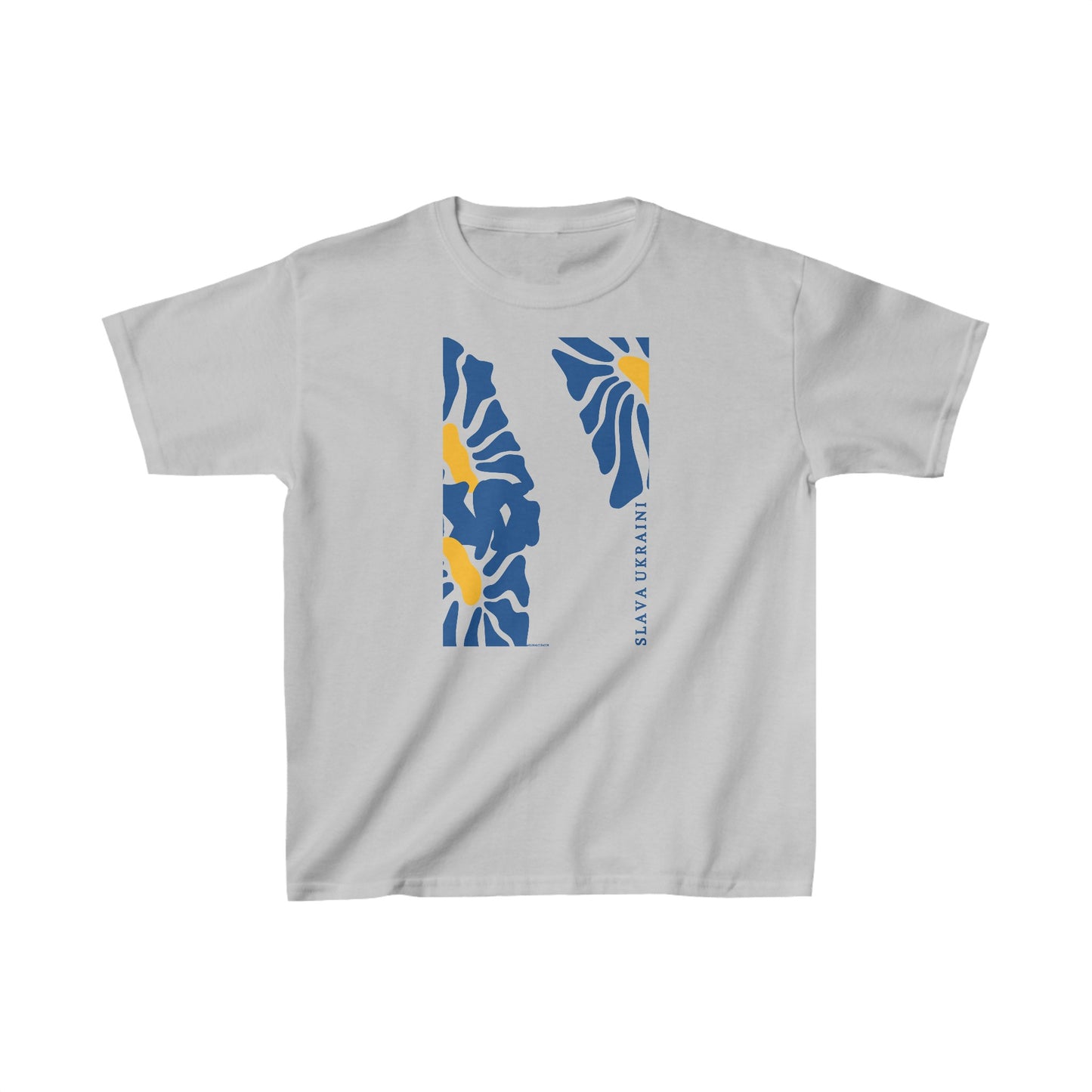 SLAVA UKRAINI Kids Tee |  Kids Sunflower Tee