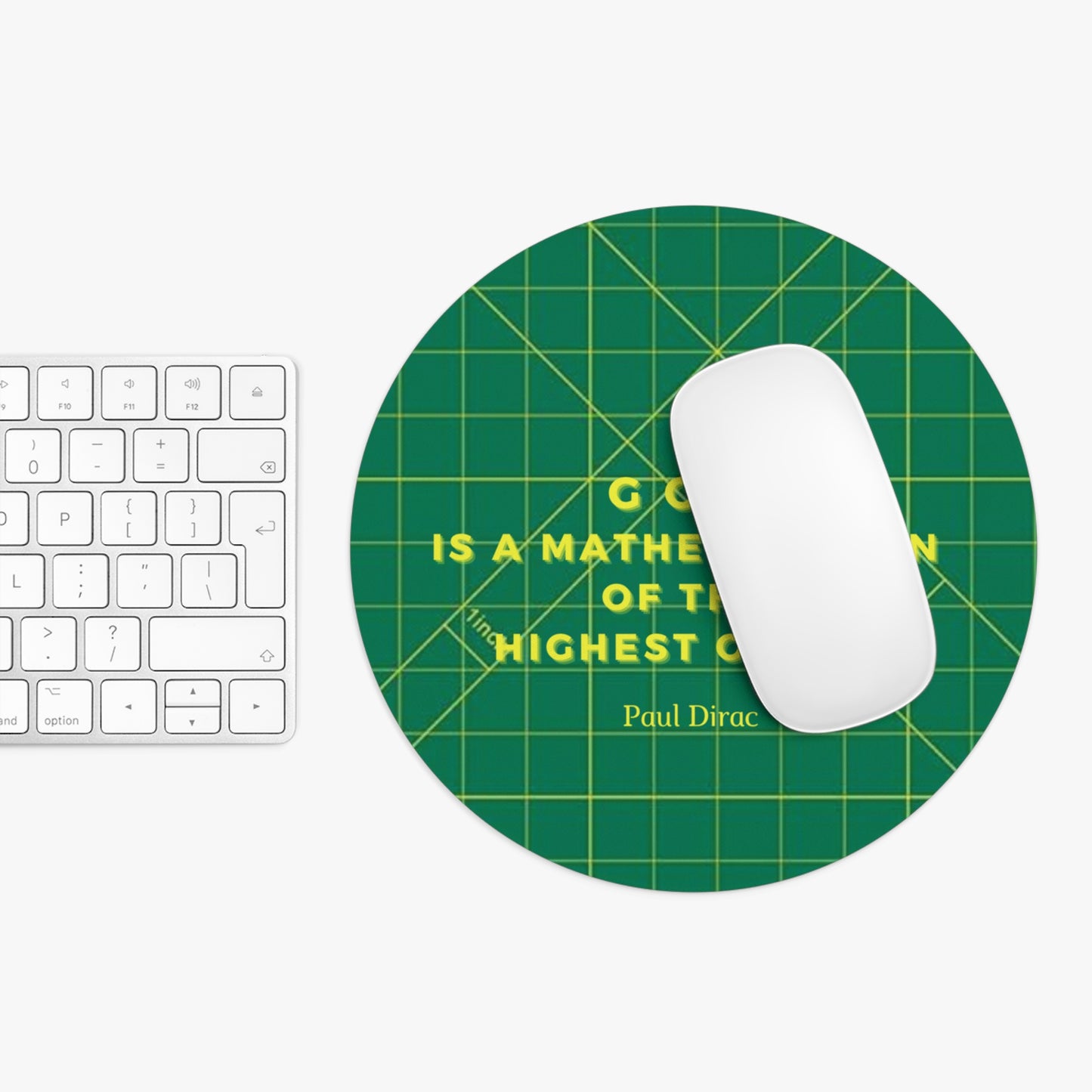 Math Mouse Pad, Paul Dirac Quote