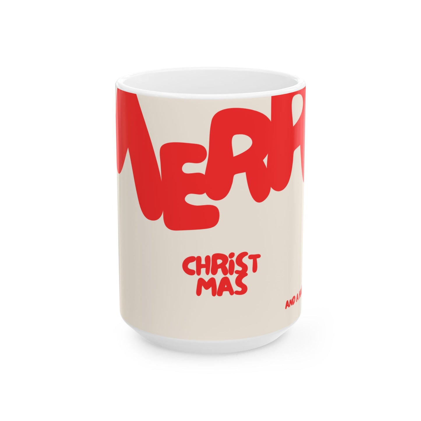 Fun Christmas Mug, White 
