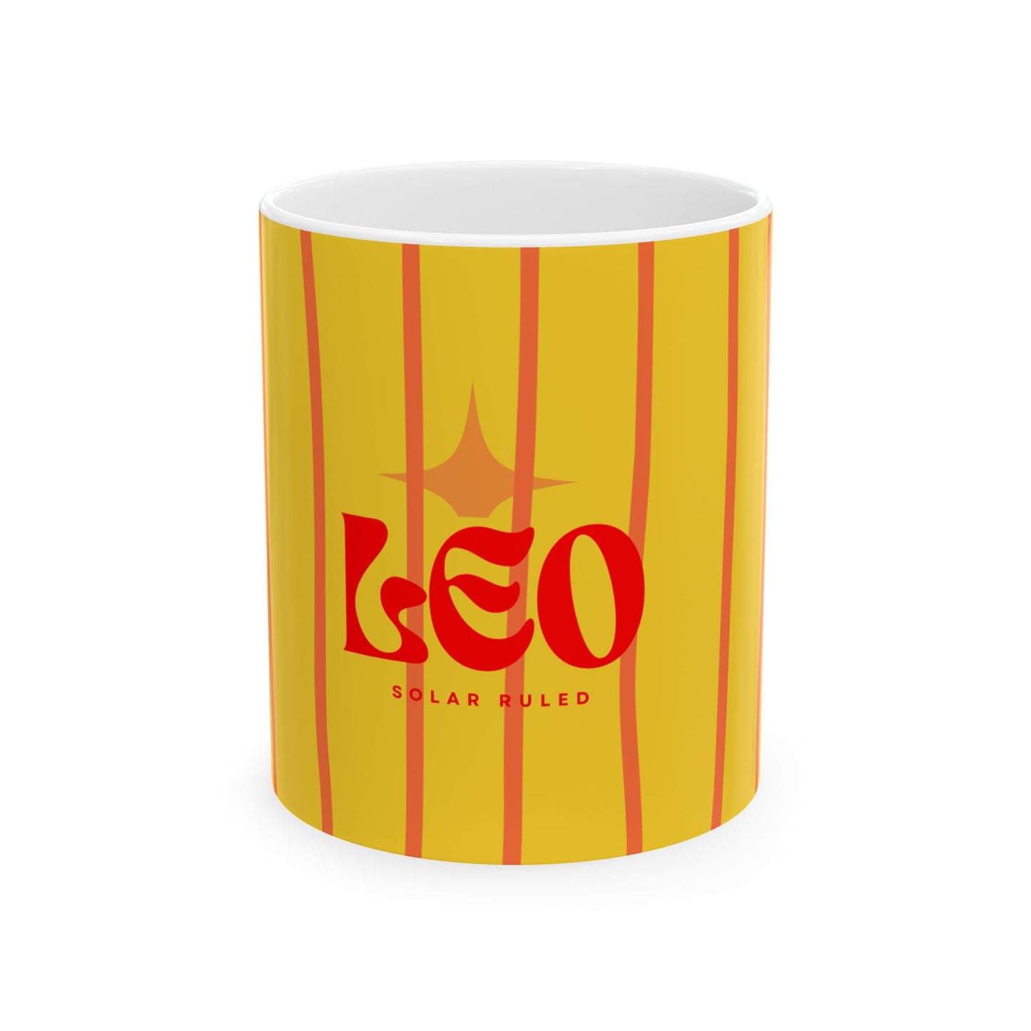 Astrological Wheel Leo  Mug, Whimsical design