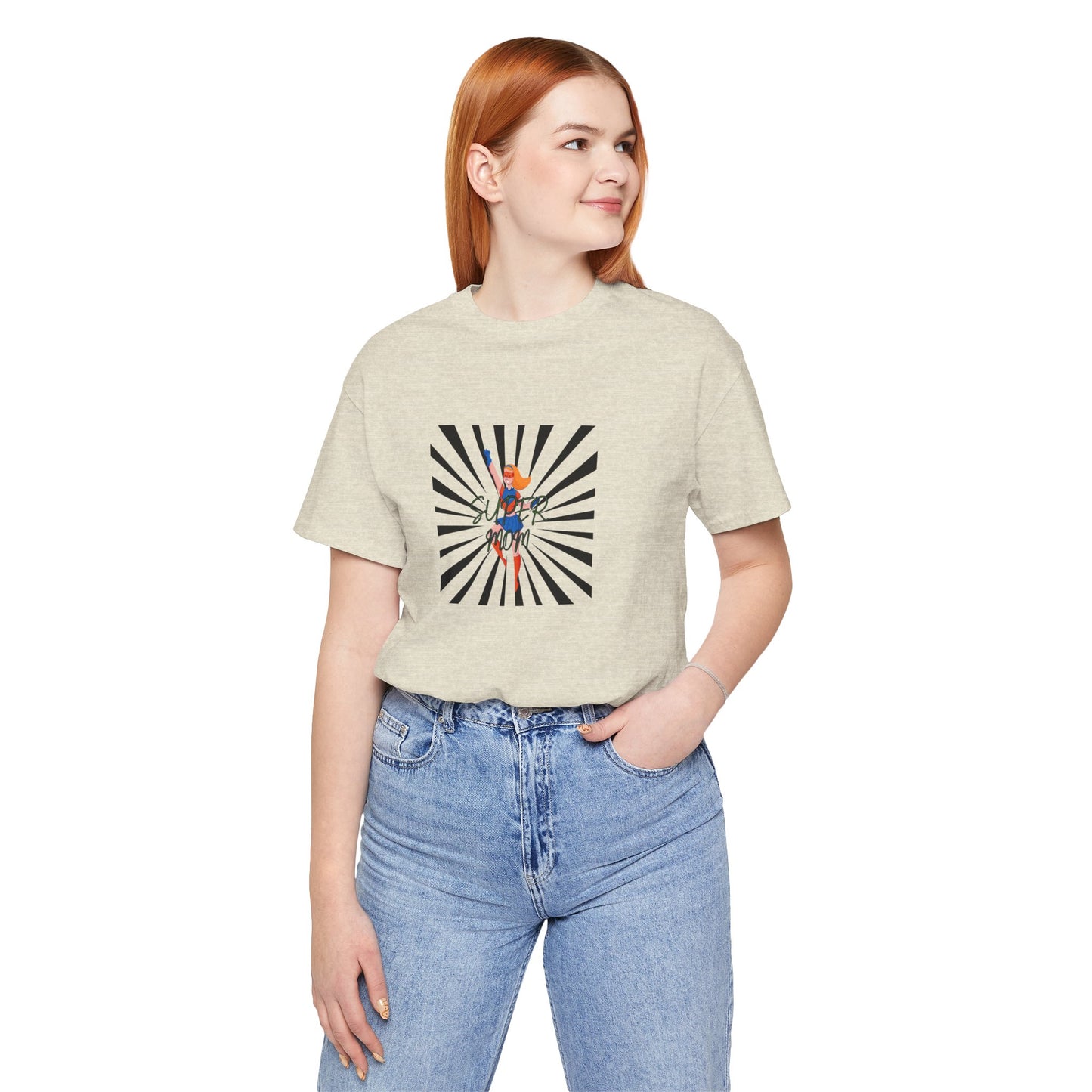 Retro Super Hero Mom T-Shirt — Bold Mother's Day Tee