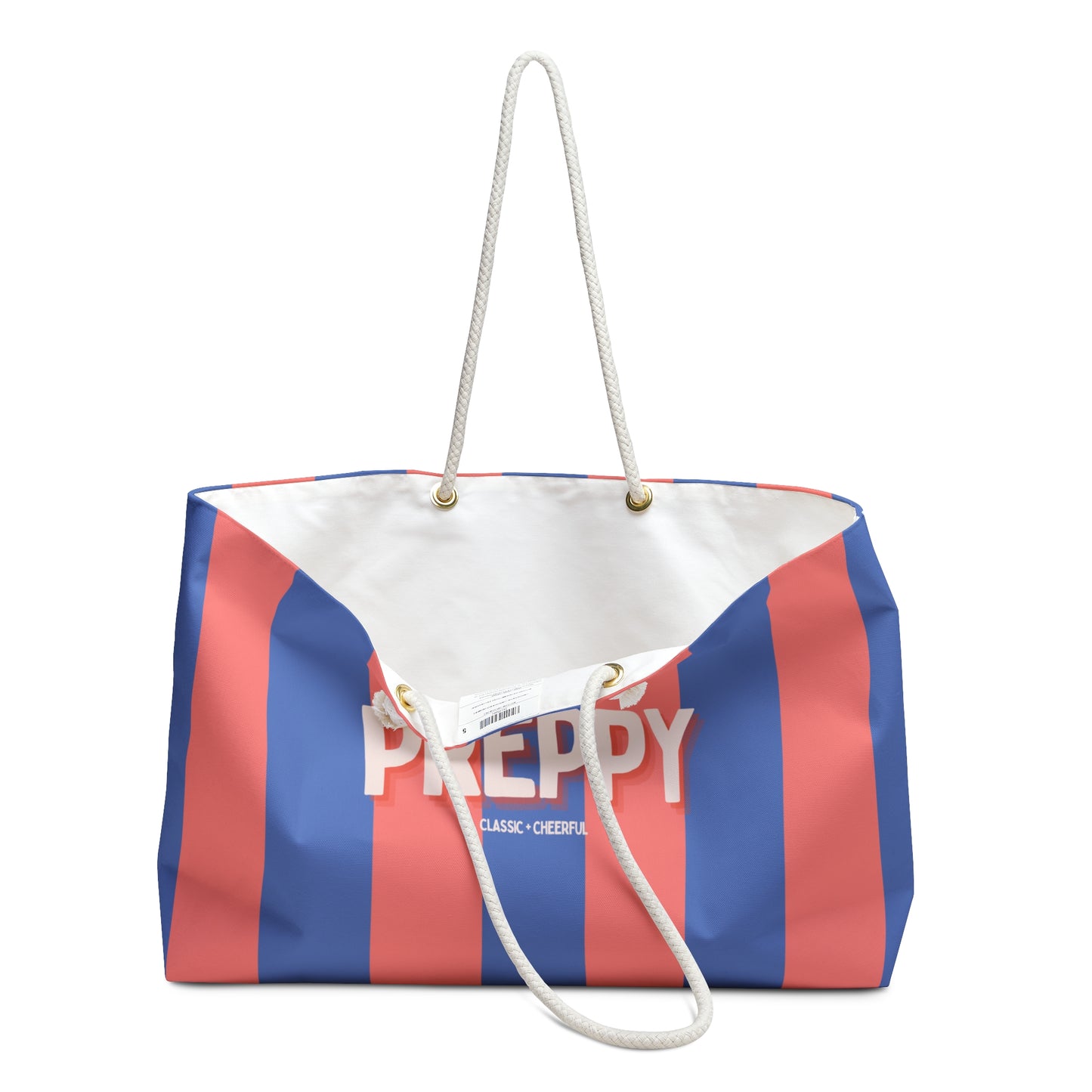 PREPPY Cabana Striped Oversized Beach Tote