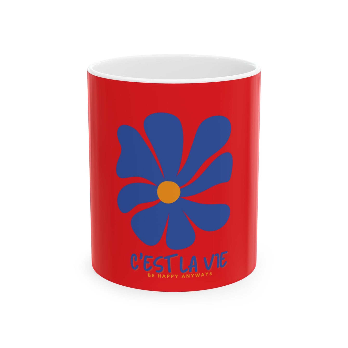 Playful Coffee Mug, C'est la Vie