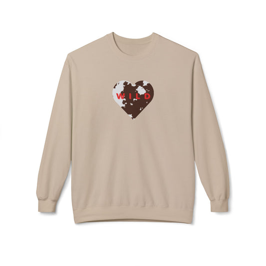 Wild Heart Women's Sweatshirt - Tan 