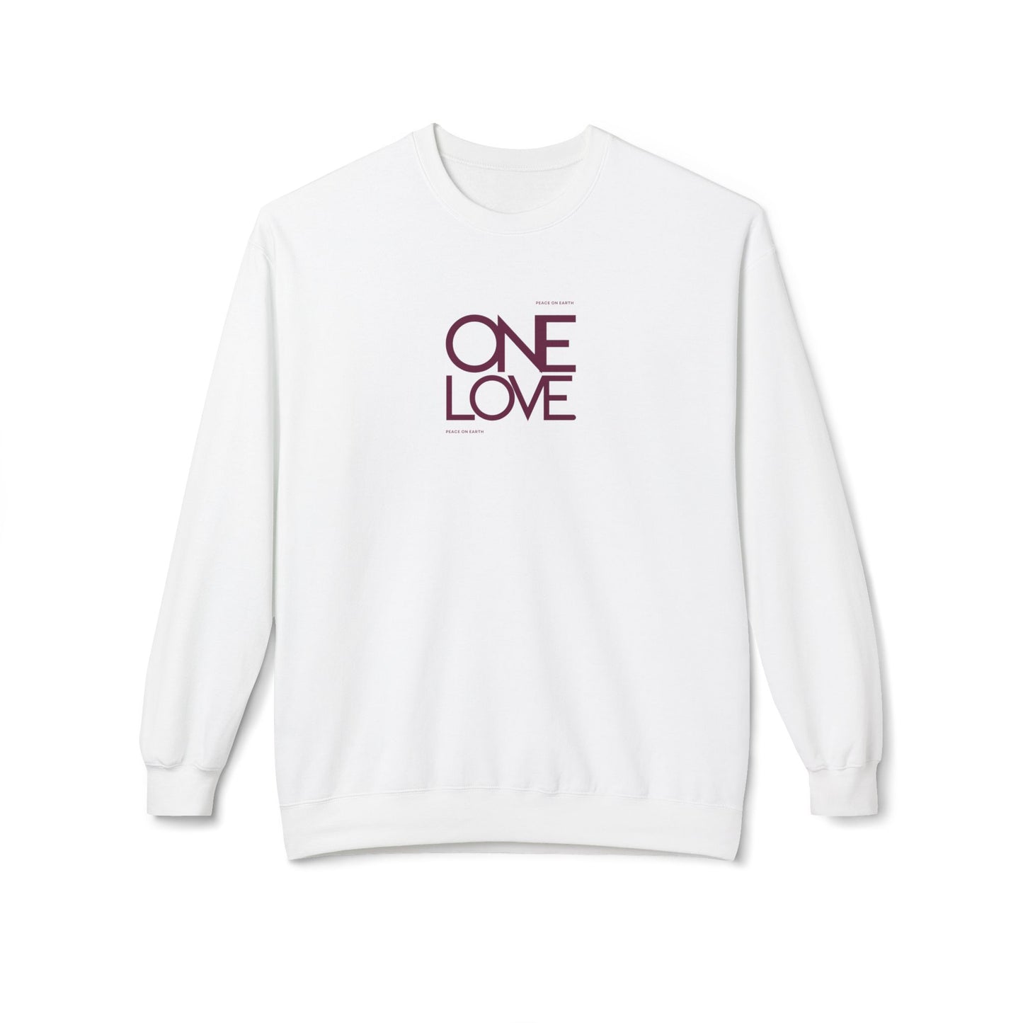 One Love Peace on Earth Holiday Unisex Sweatshirt