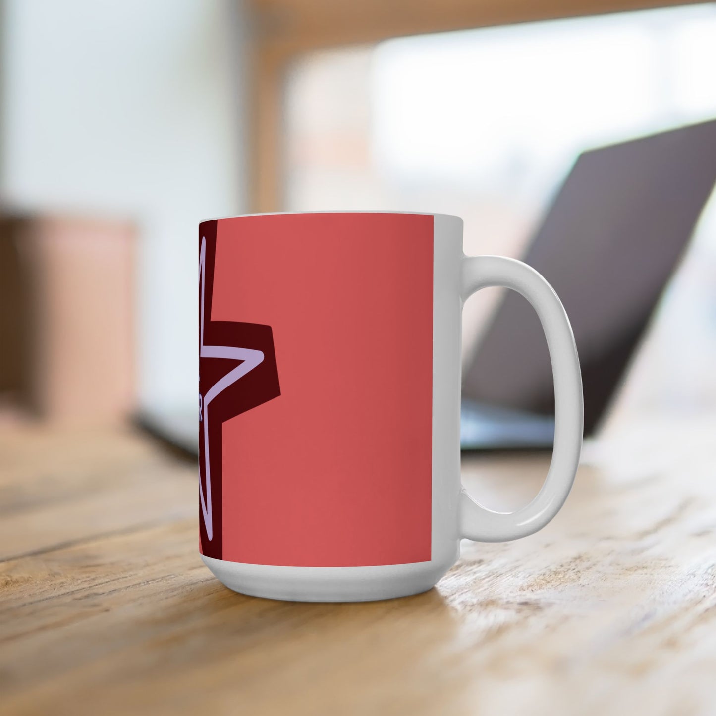 Girl Power Ceramic Mug, RED