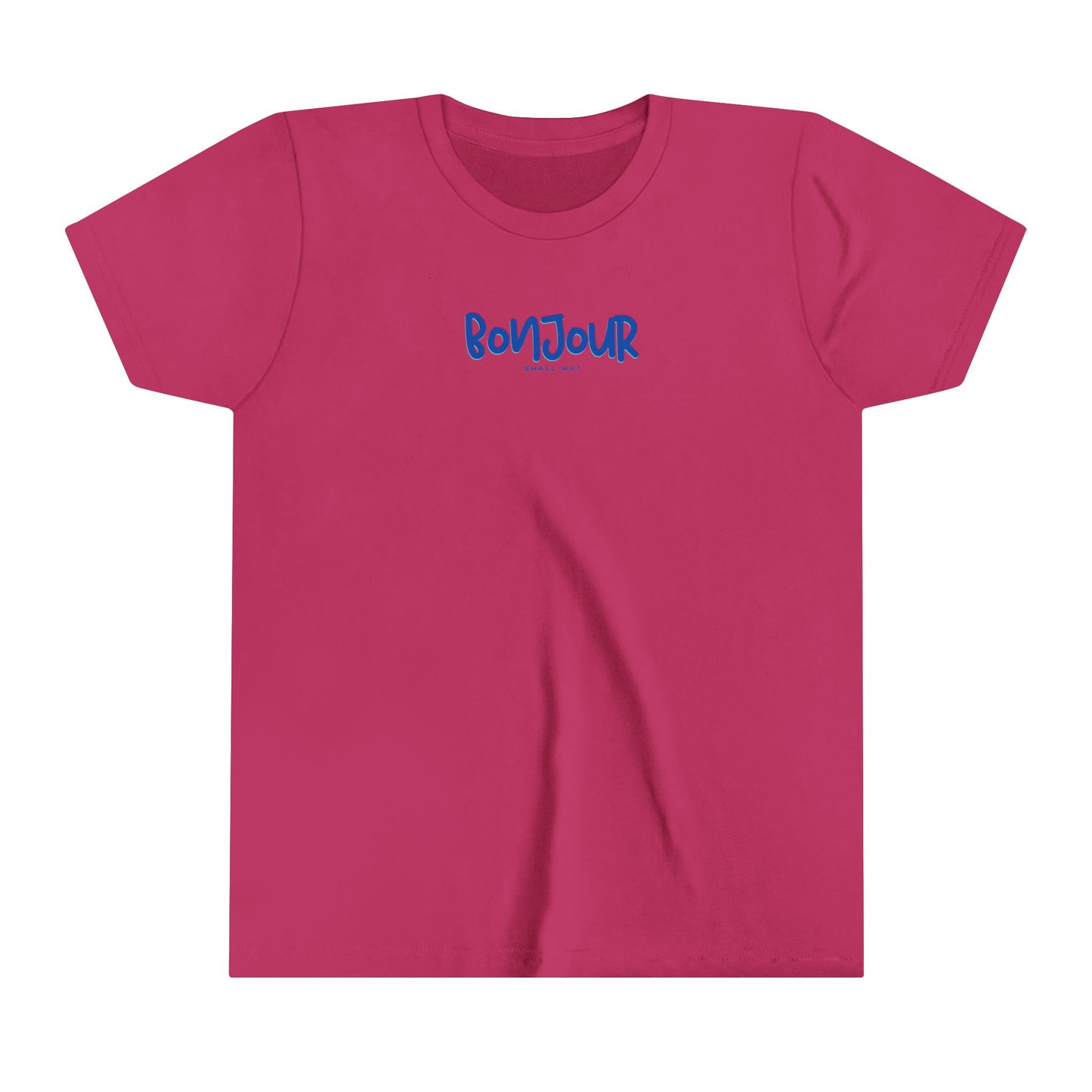 Bonjour, Hello Kids Tshirt, French Preppy