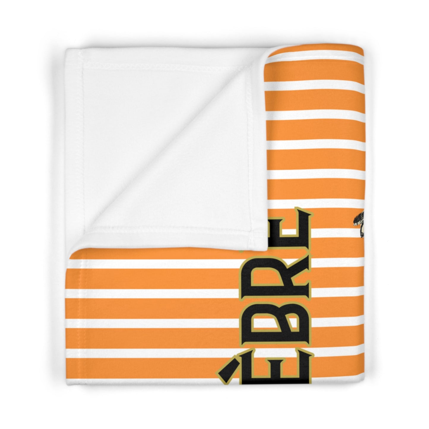 Cute Zebra Baby Blanket, ORANGE