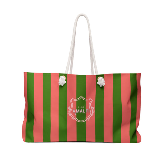 Striped Amalfi Weekender Bag