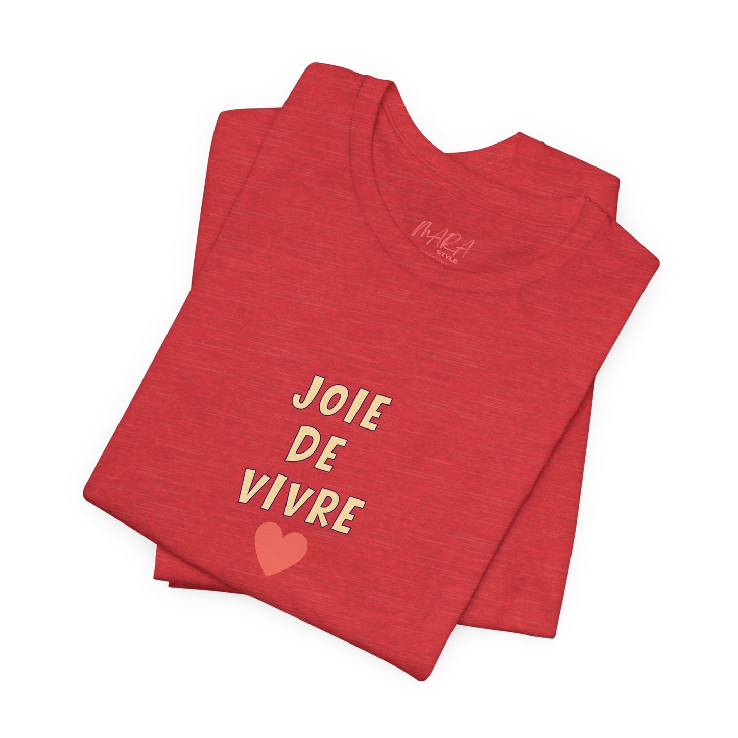Joie de Vivre French Tee, RED