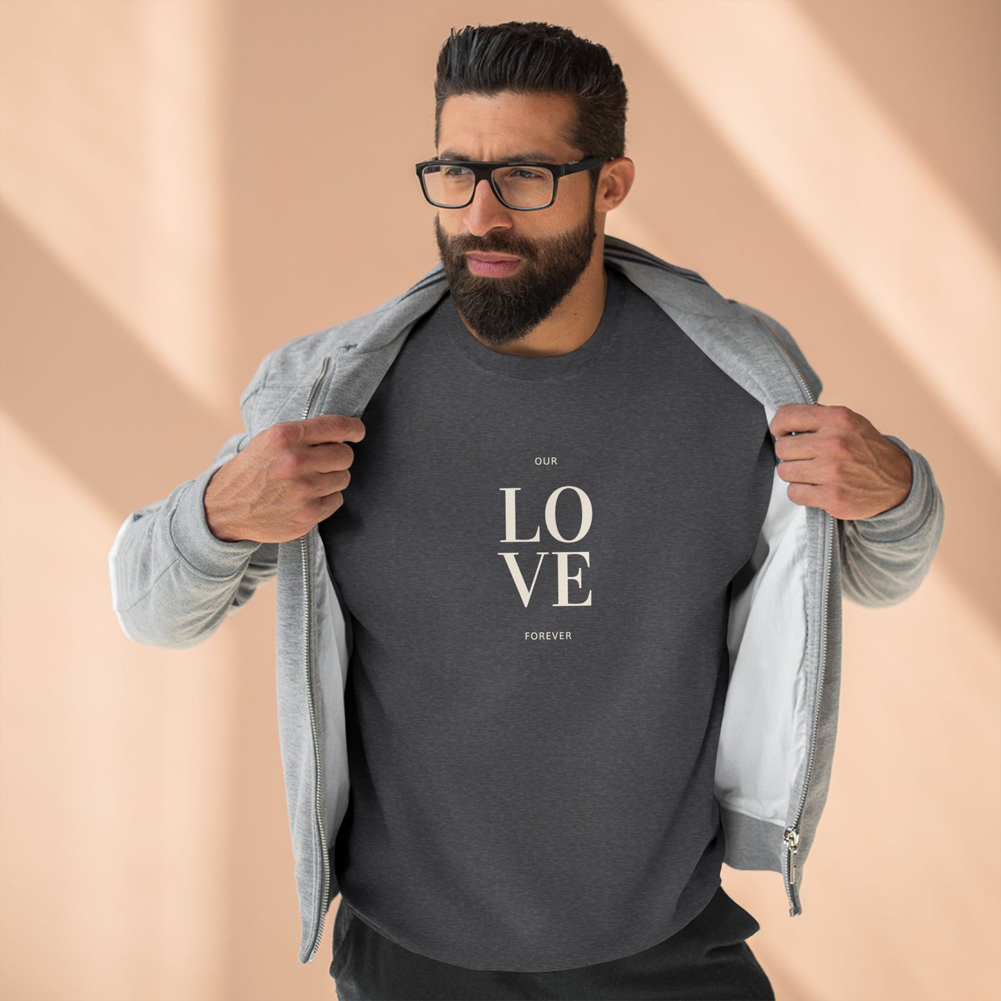 LOVE Forever- Couples Crewneck Sweatshirt