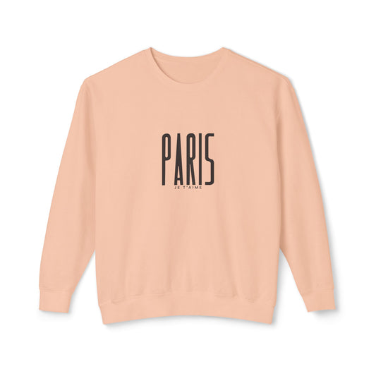 Paris Je T'aime Retro Crewneck Sweatshir
