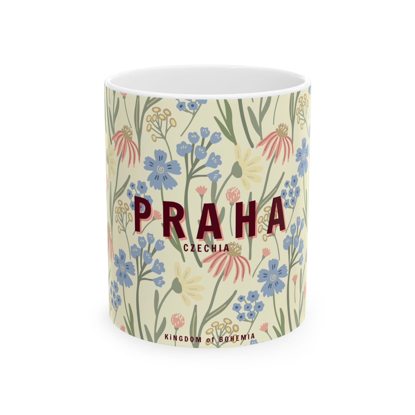 Praha Bohemian Ceramic Mug, Global Travel