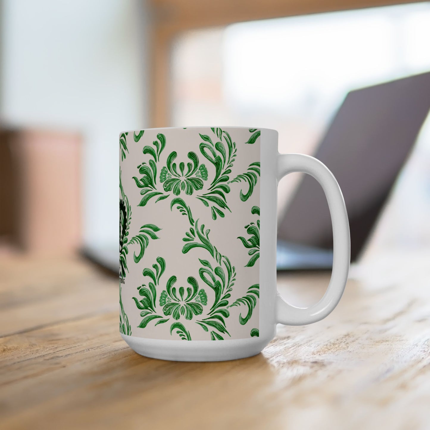 Queen of Everything Royal Mug — Green, Mom Gift