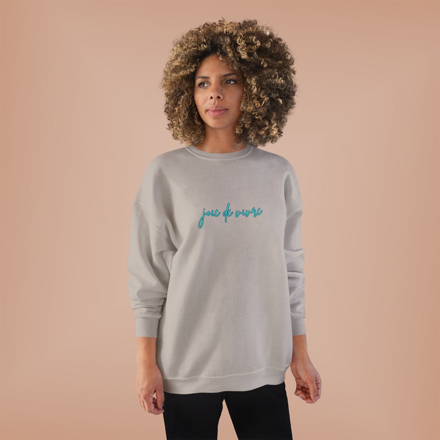 Elegant Joie de Vivre Sweatshirt, French Style Jumper