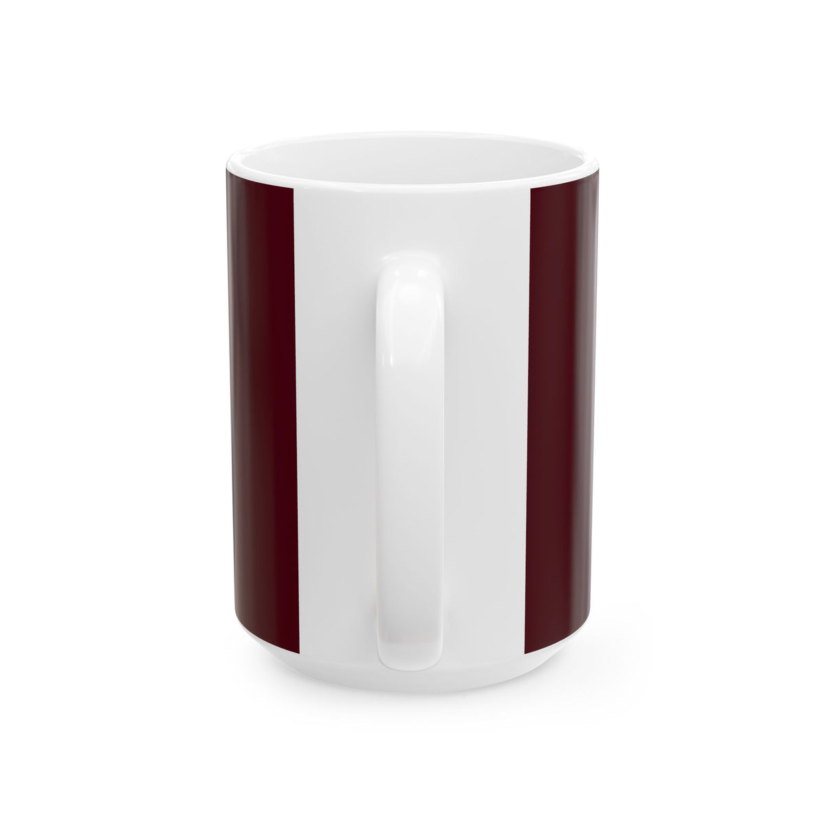 Happy Husband Ceramic Mug, BROWN — Retro Art Deco Design, Gift for Husband (11oz & 15oz)