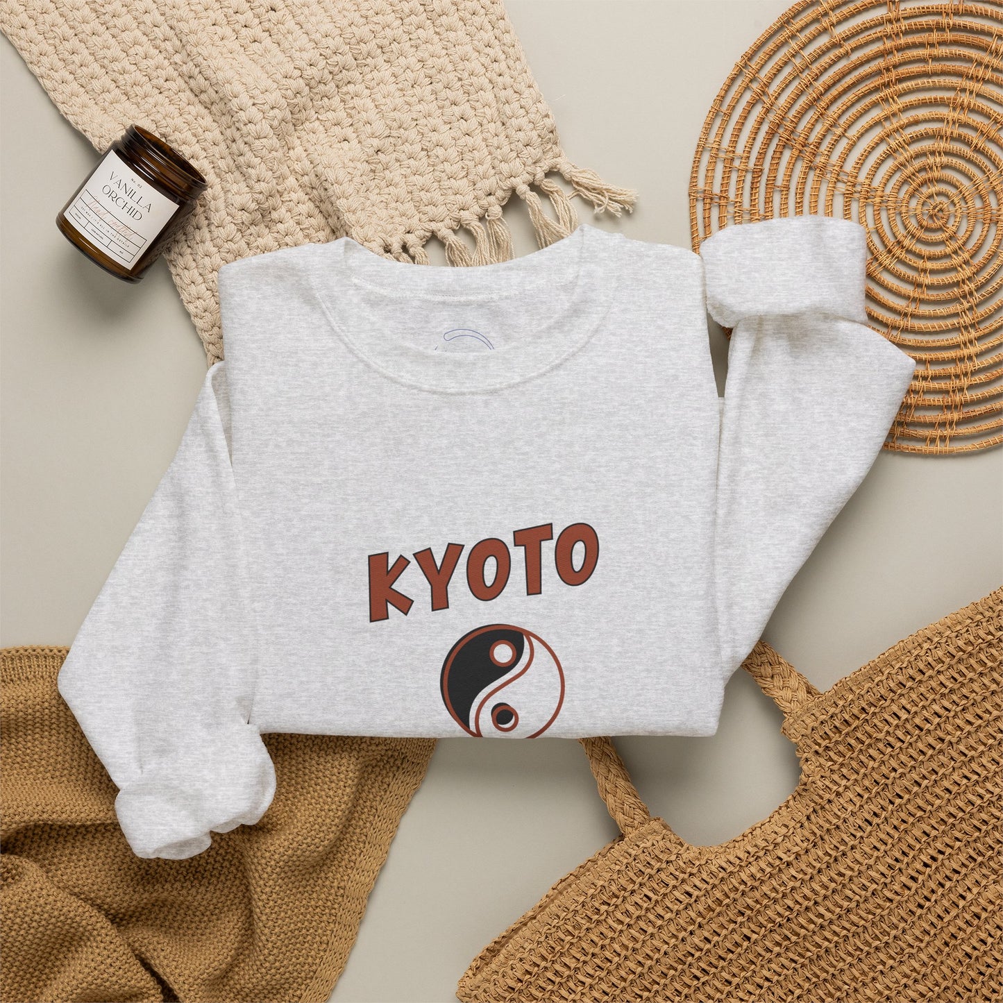 KYOTO Yin Yang Crewneck Sweatshirt | Global Nomad Edition