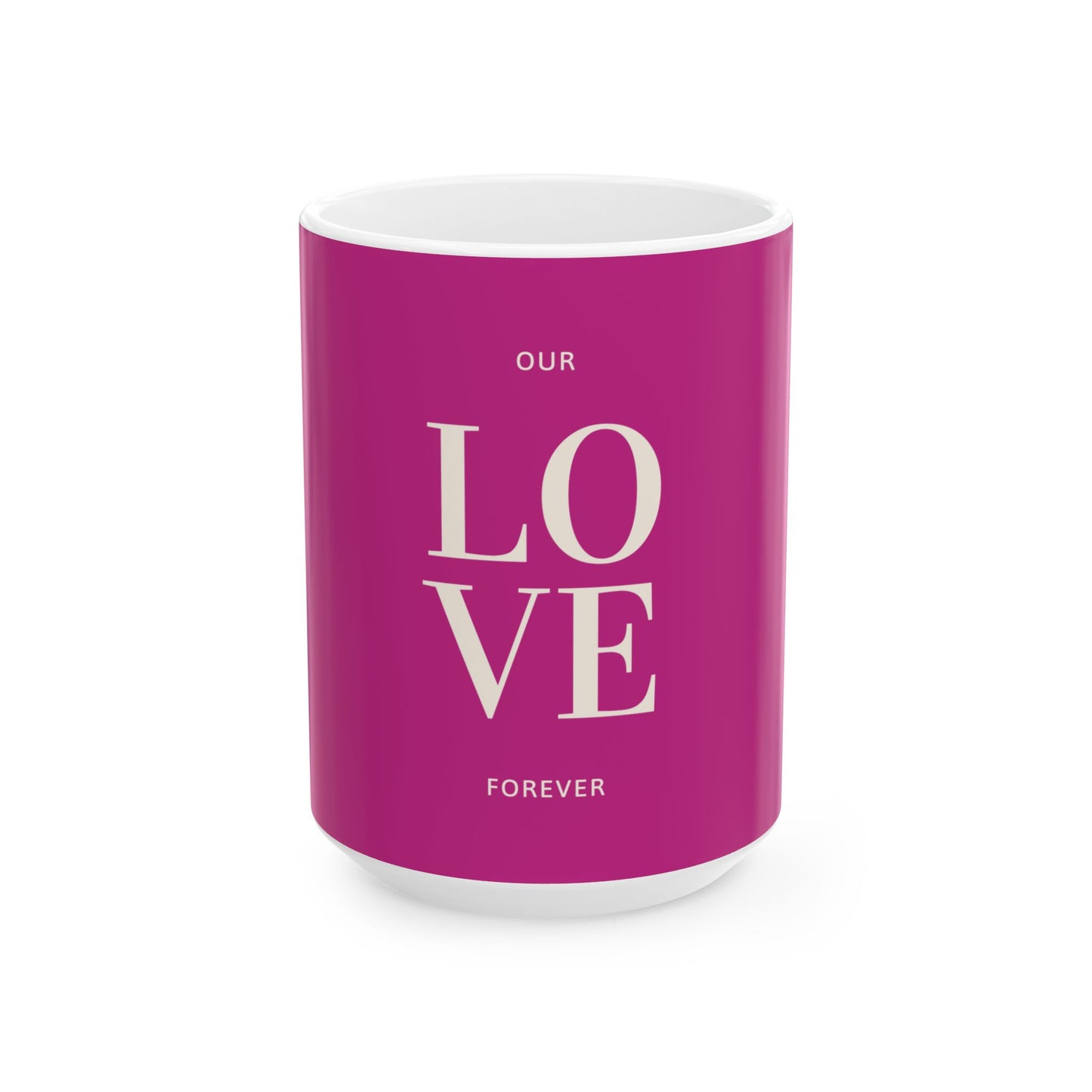 Classic Pink LOVE Mug