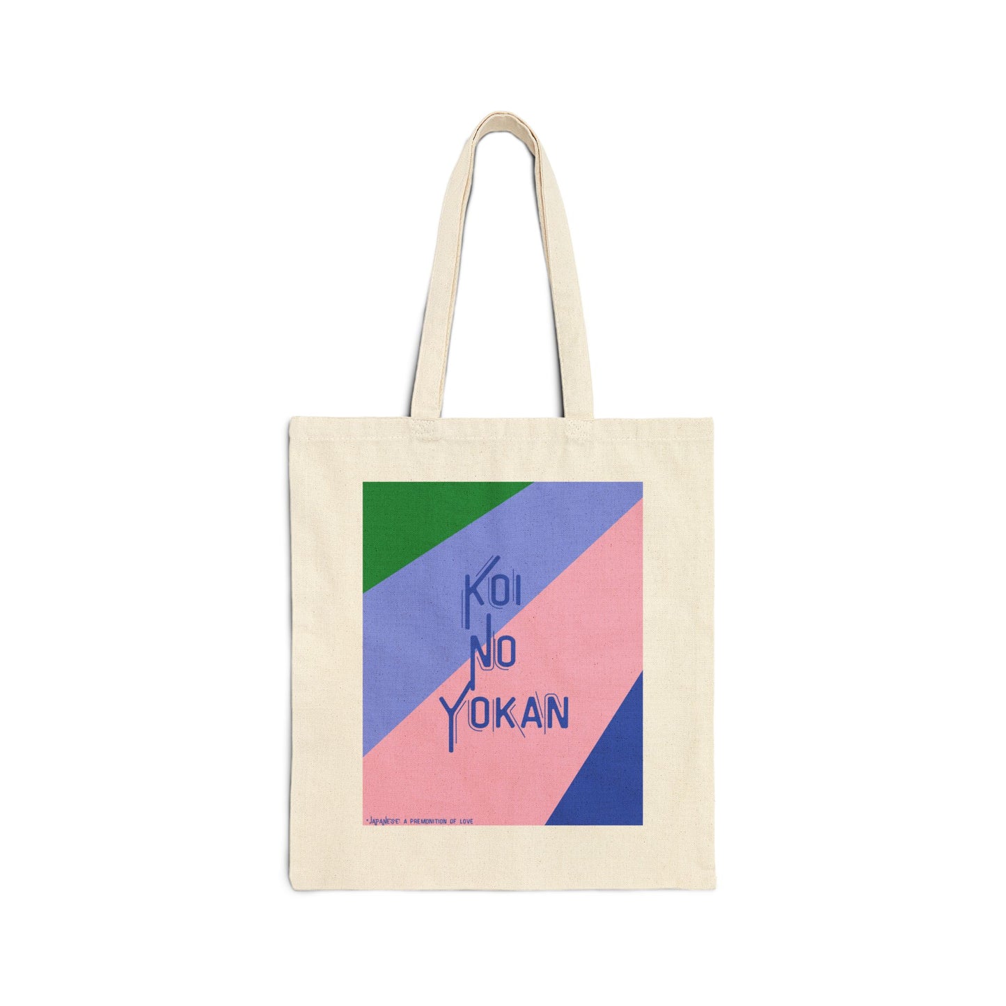 Japanese Style Canvas Tote Bag - Koi No Yokan Love