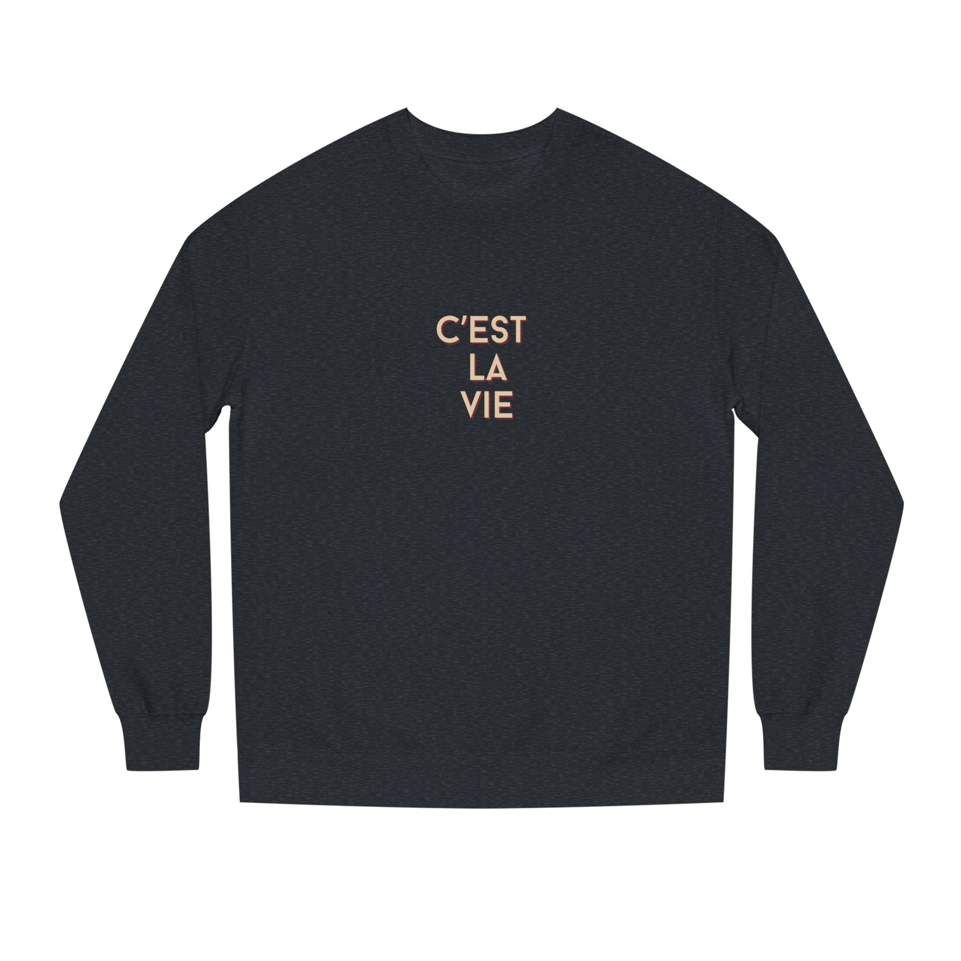 Black Colored Sweatshirt - C'est la vie 