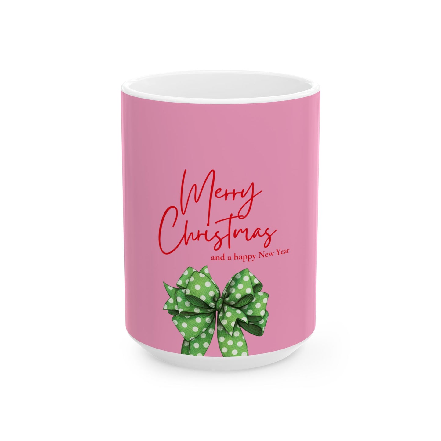 Pink Preppy Christmas Mug