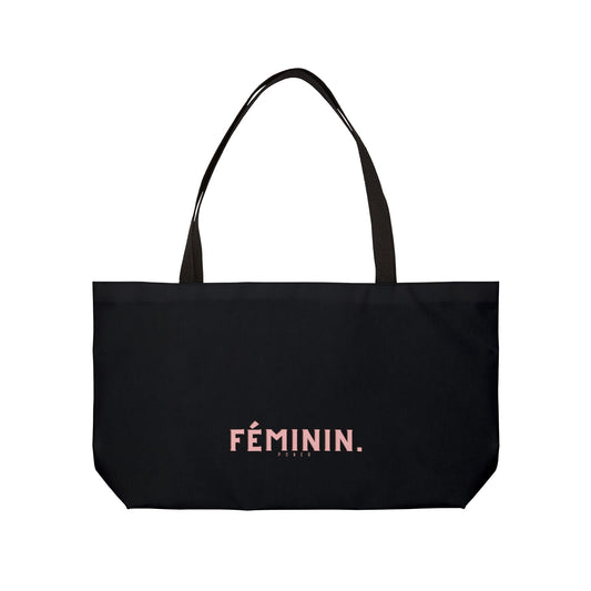 Féminin Power Chic OversizedTote Bag, Black Tote