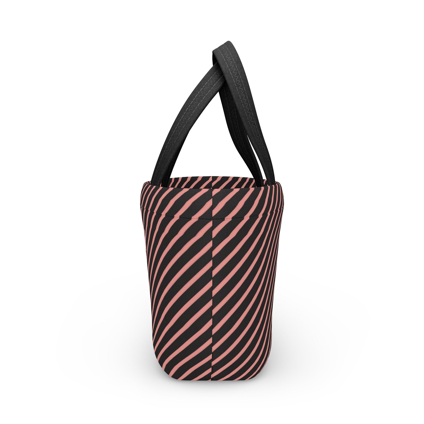 Bonbon Striped Lunch Bag — Cute Insulated Picnic Tote