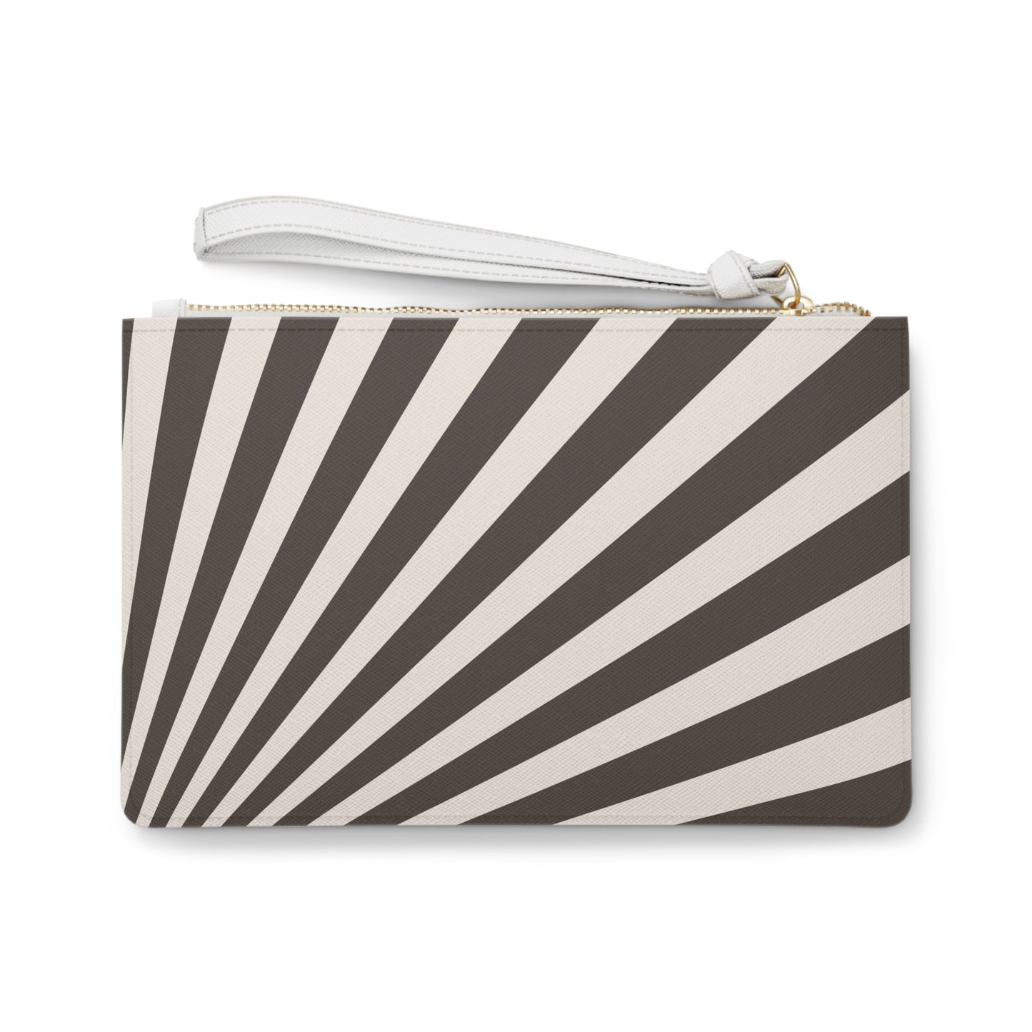 Black & White CIAO Clutch Bag, Vegan Leather