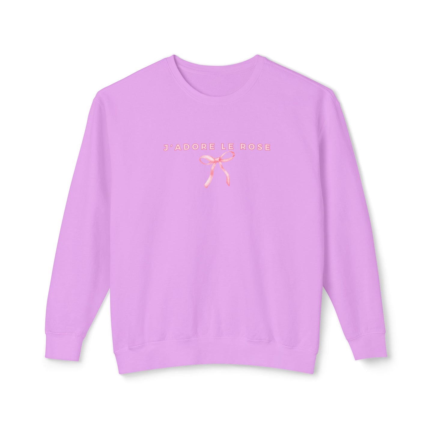 Pink Lover Lightweight Crewneck Sweatshirt | J'adore le rose