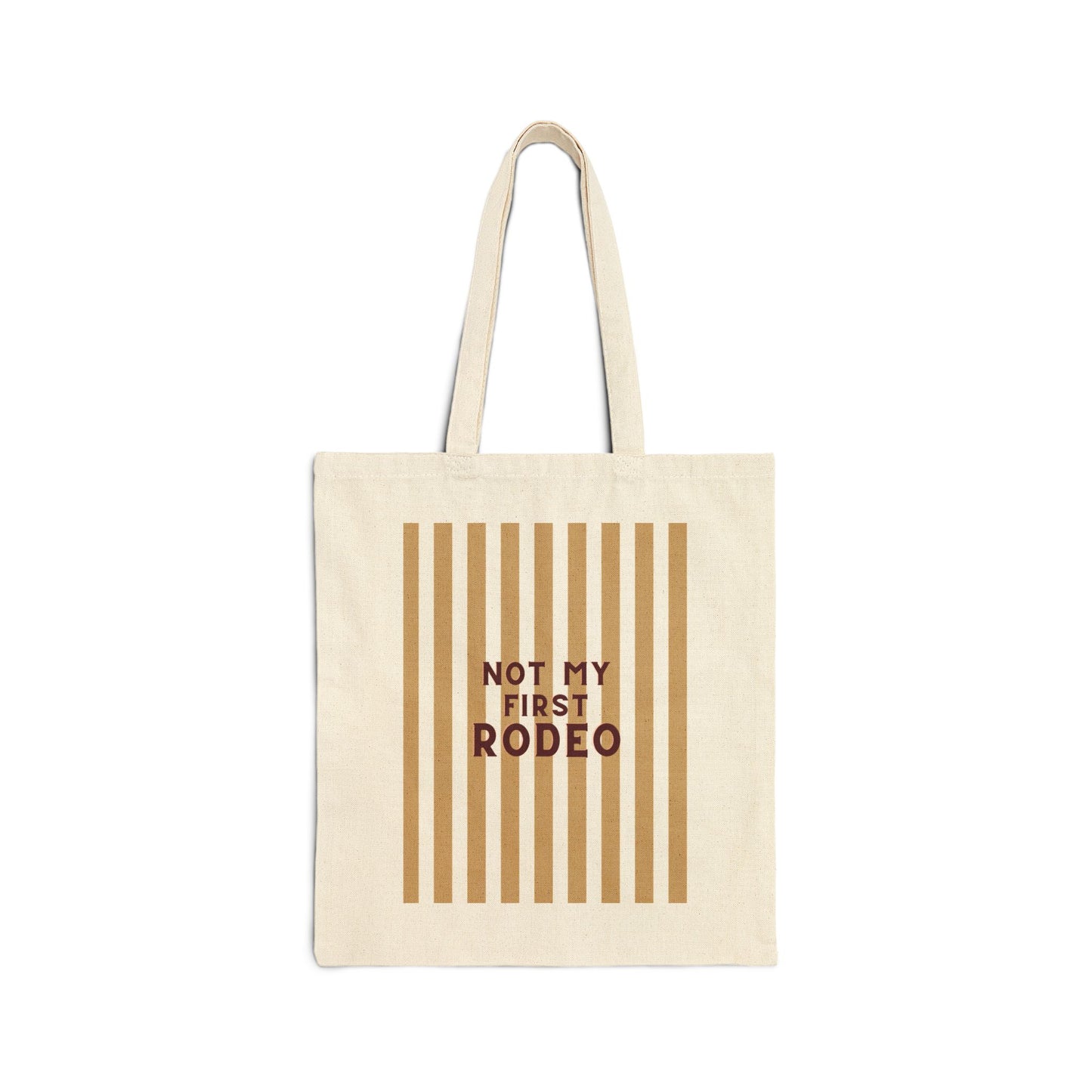 Not My First Rodeo Cotton Tote Bag, Preppy Basics